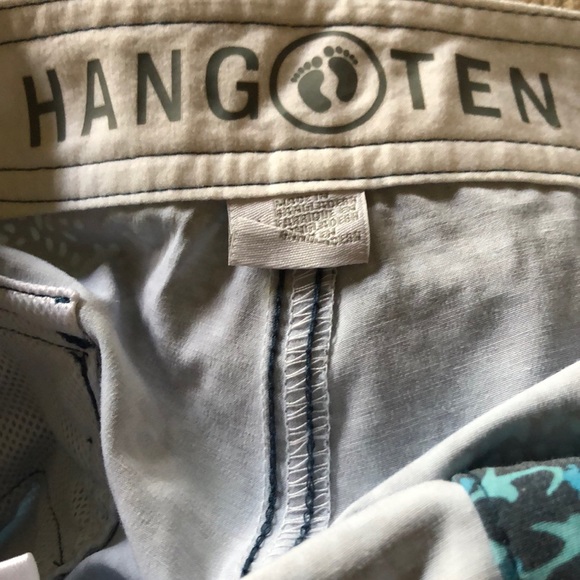 NWOT Hang Ten surf shorts with velcro back pocket - Picture 3 of 5